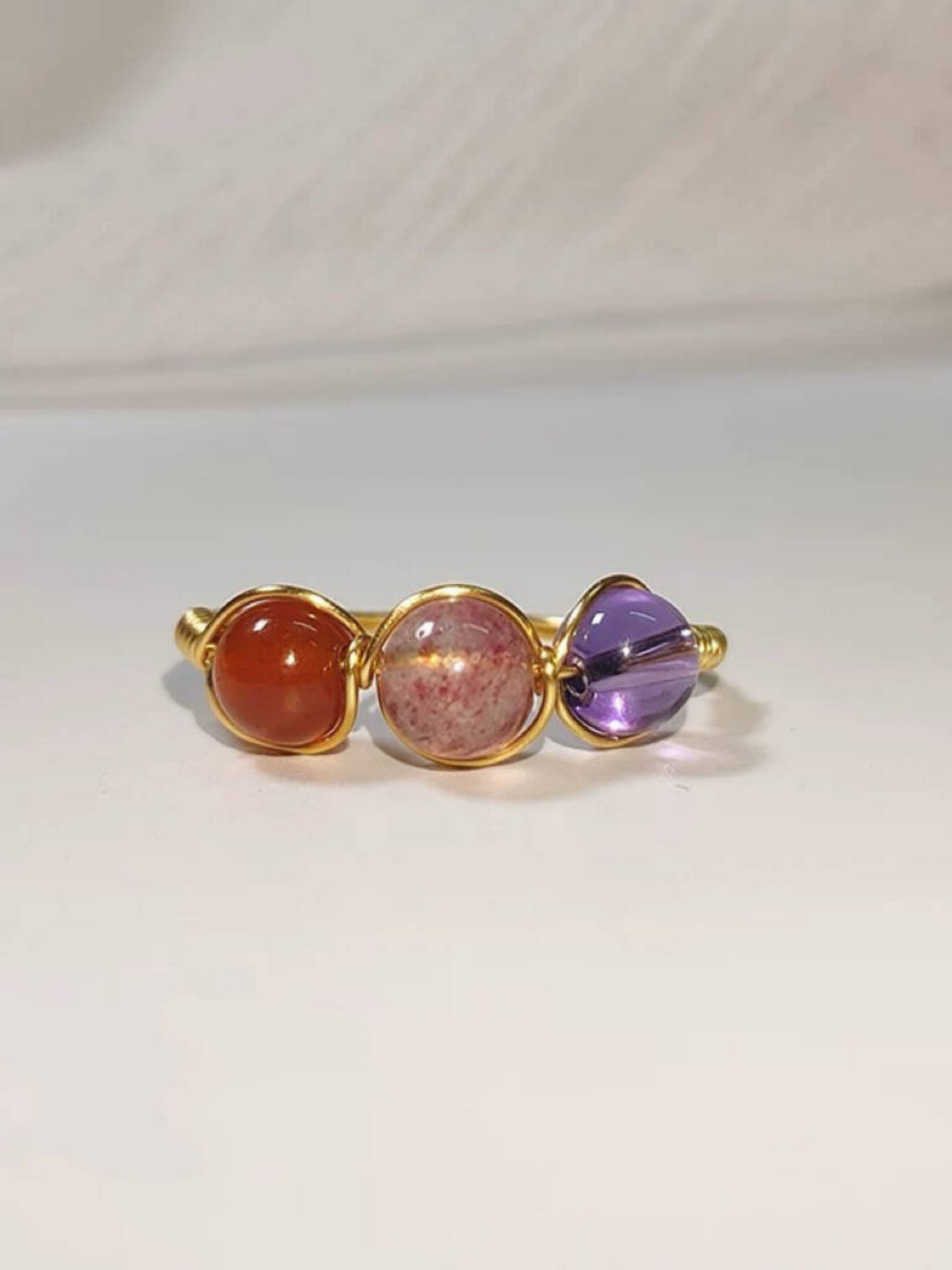 Design Crystal Tail Ring