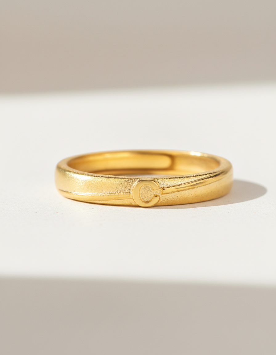 Converging Paths Promise Ring-Adjustable Ring