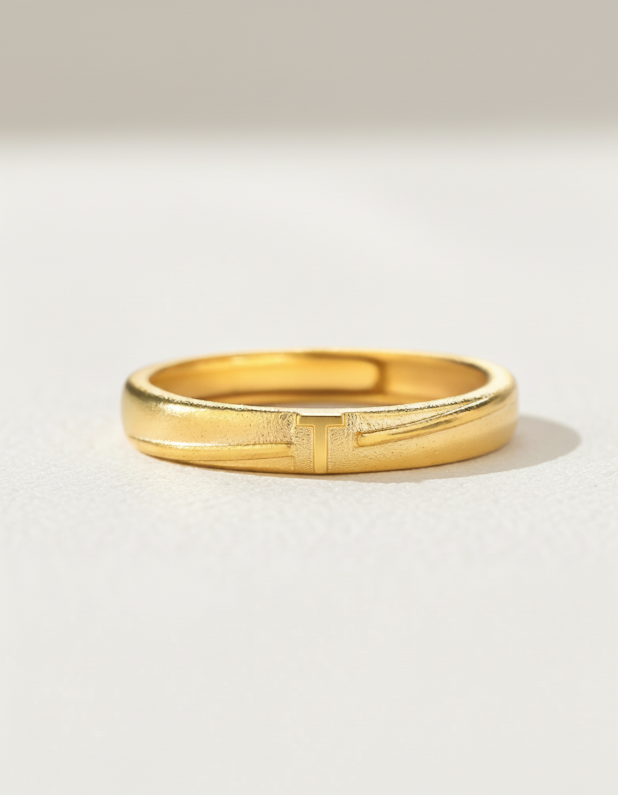 Converging Paths Promise Ring-Adjustable Ring