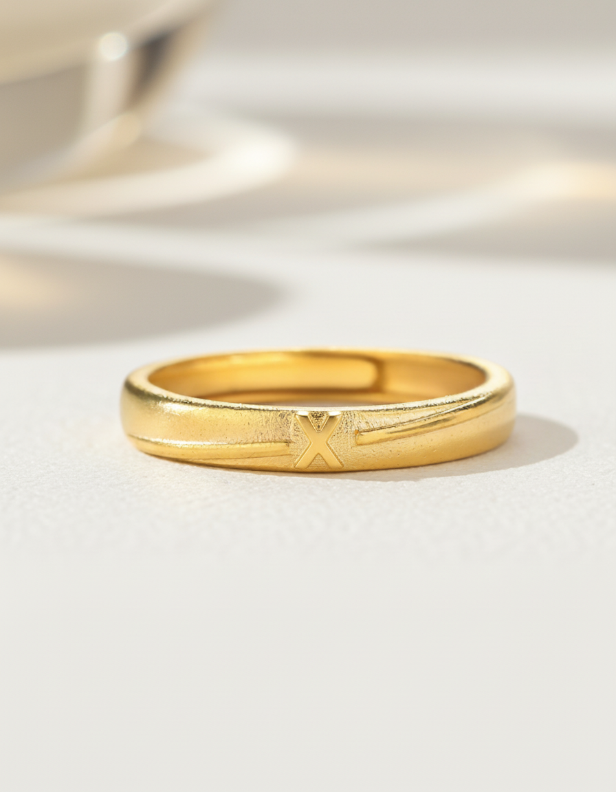 Converging Paths Promise Ring-Adjustable Ring