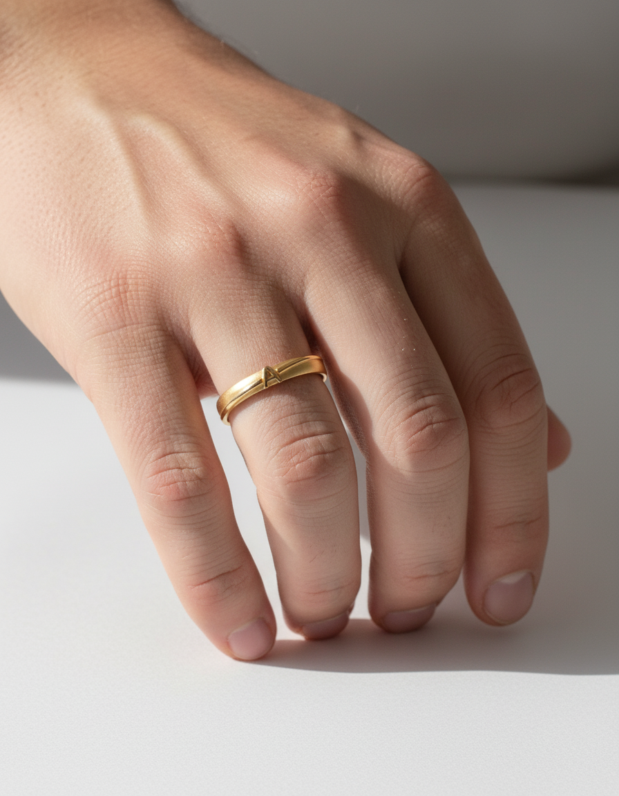 Converging Paths Promise Ring-Adjustable Ring