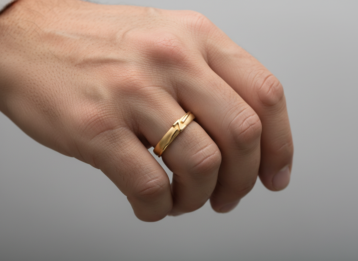 Converging Paths Promise Ring-Adjustable Ring