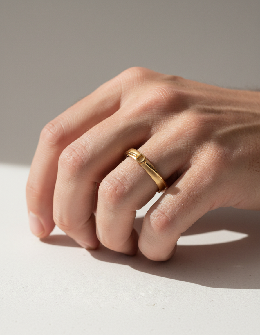 Converging Paths Promise Ring-Adjustable Ring